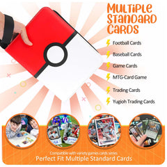 EASYFUN card binder is compact and travel-friendly for on-the-go storage.