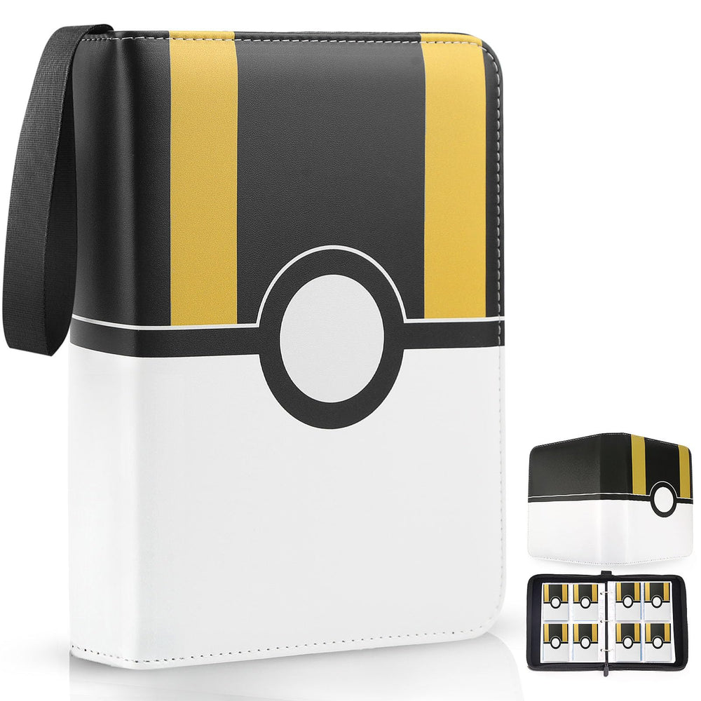 EASYFUN Card Binder with premium PU leather exterior protects cards on the go