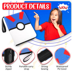 EASYFUN zipper closure blue binder for secure transport.