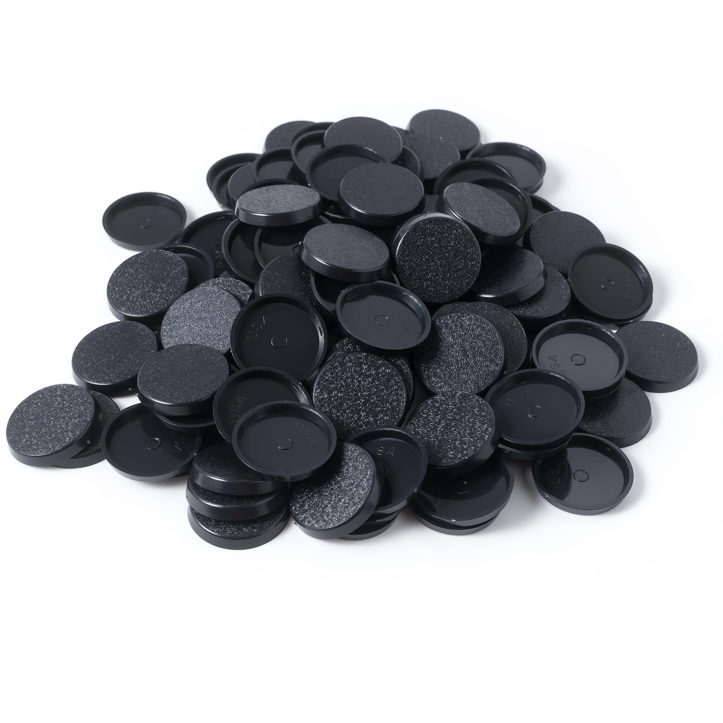 EasyPegs 28.5mm textured round base enhances adhesion for tabletop miniatures.