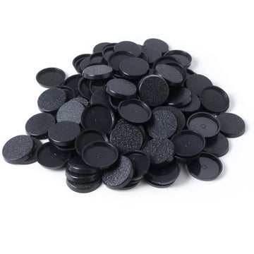 EasyPegs 28.5mm textured round base enhances adhesion for tabletop miniatures.