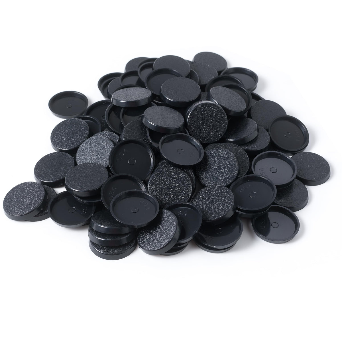 EasyPegs 28.5mm textured round base enhances adhesion for tabletop miniatures.