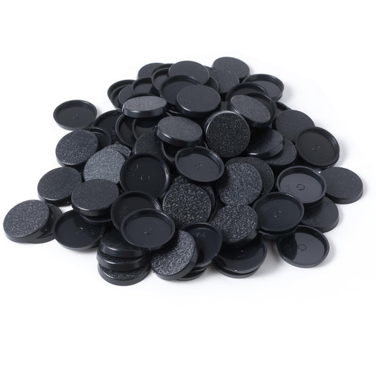 EasyPegs 28.5mm textured round base enhances adhesion for tabletop miniatures.
