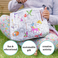 eatsleepdoodle kids art activity bag is a portable canvas for creativity.