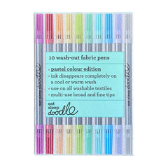 eatsleepdoodle pastel double-ended markers for washable fabric projects