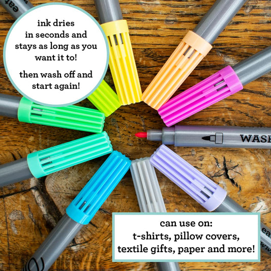 eatsleepdoodle pastel marker cap closeup; easy color control for kids