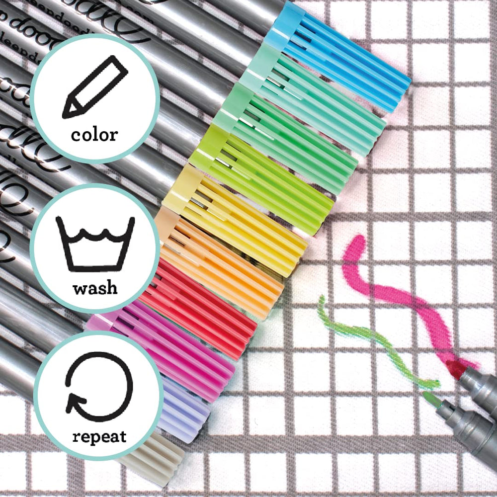 eatsleepdoodle pastel marker packaging; ideal for classrooms
