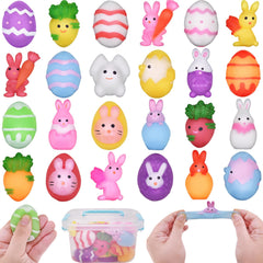 Eavotoy Easter Mochi squishy toys packaging for gifting.