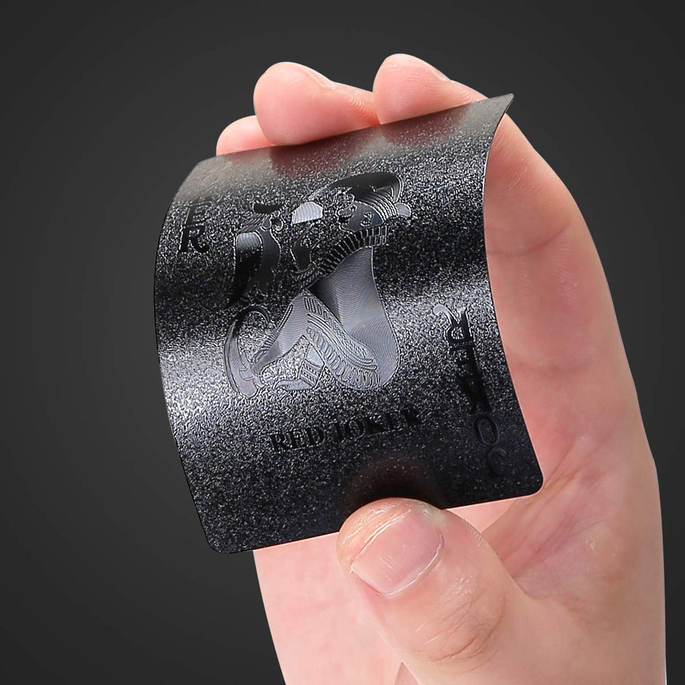 Travel-friendly, waterproof cards that shuffle easily anywhere.