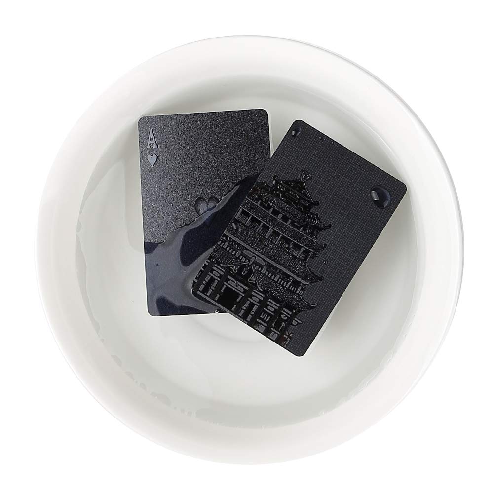 Durable waterproof poker cards by EAY for beach or pool use.