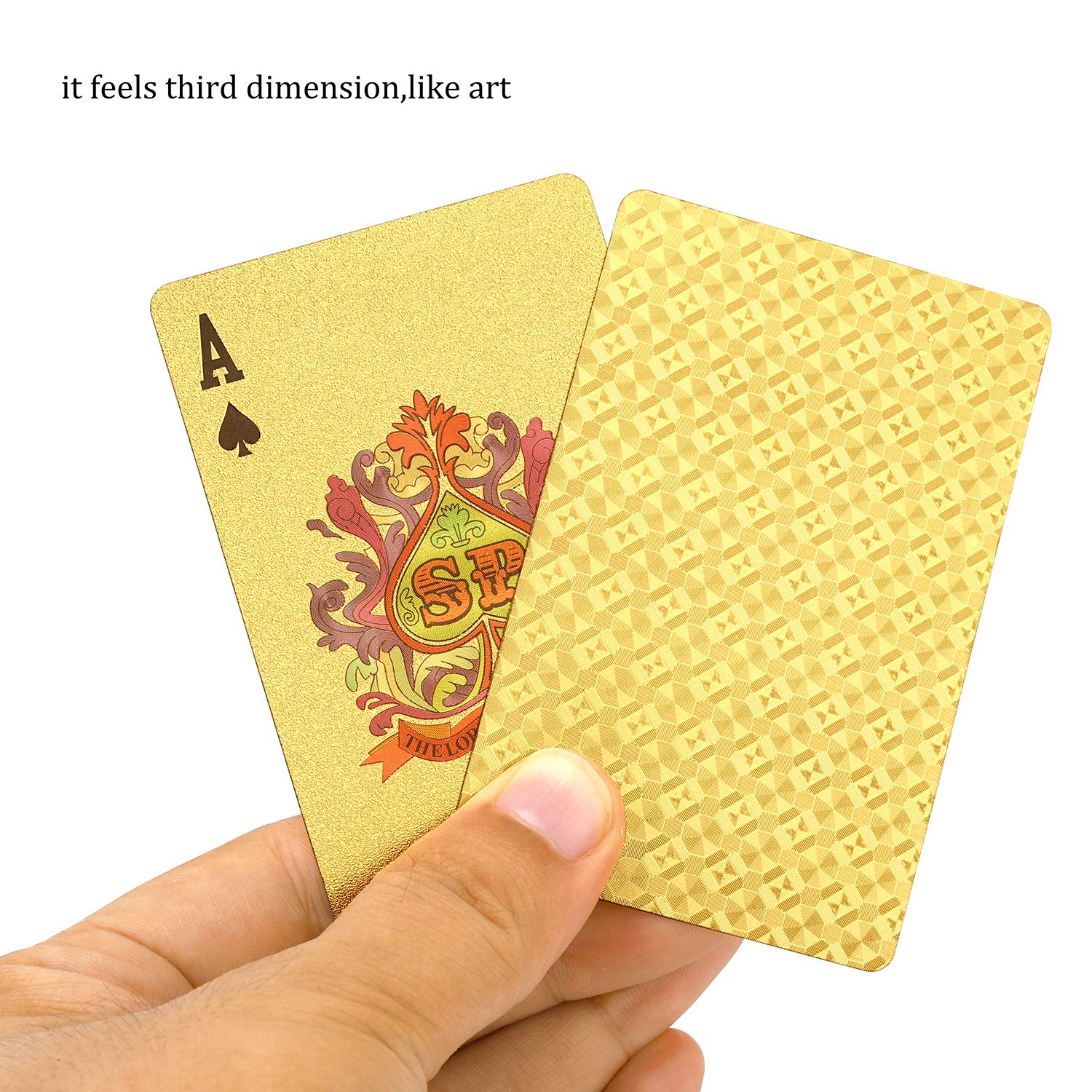 EAY two-deck set in a golden box for safe storage