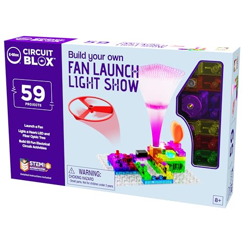 E-Blox LED switch project powering bright, interactive learning.