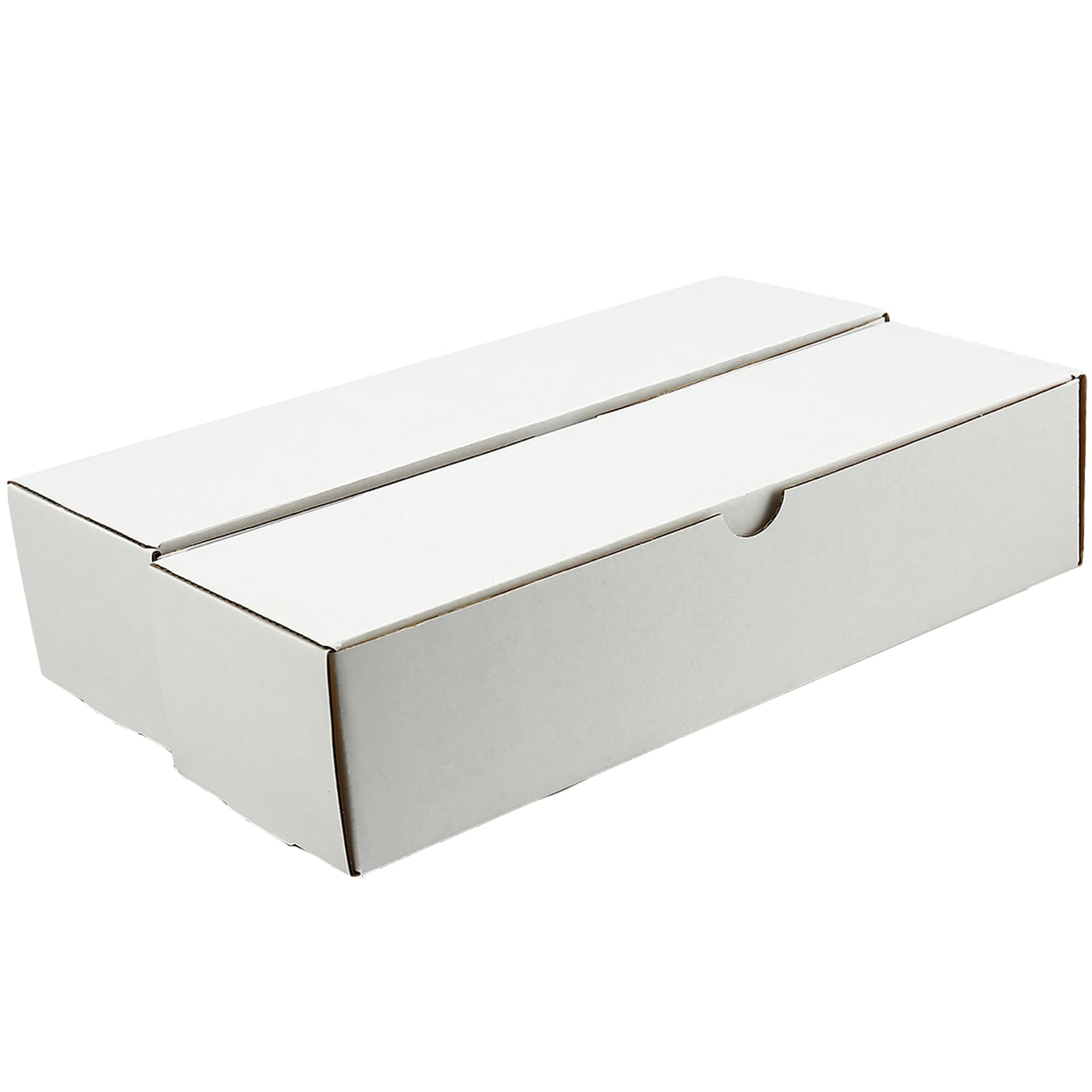 EBOAUSI 2-pack card box side view highlights sturdy, dust-resistant design