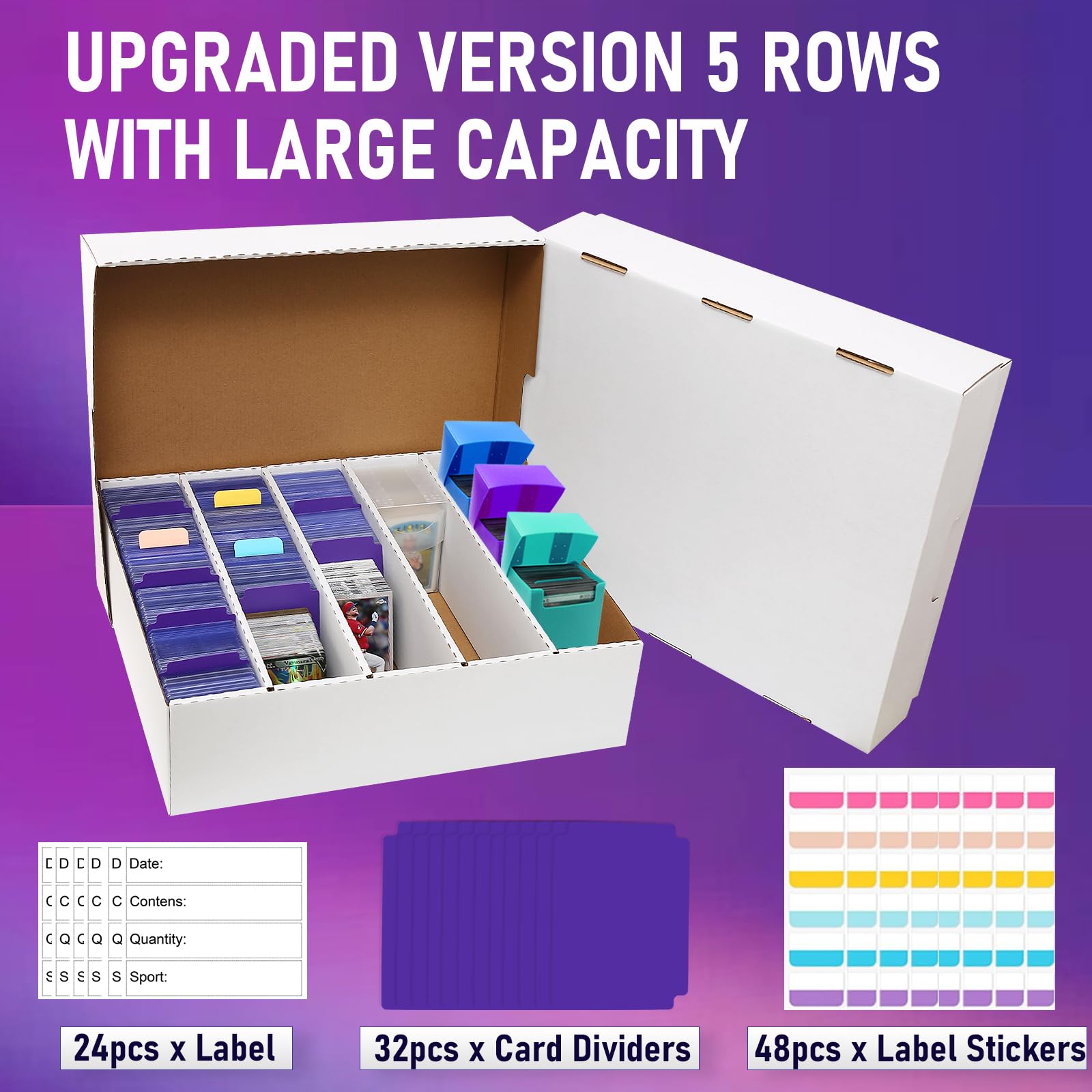 EBOAUSI 48 labels aid quick category customization.