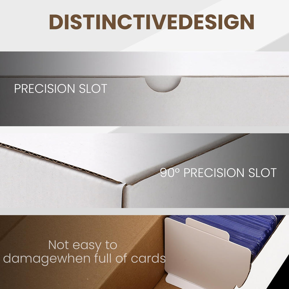 EBOAUSI Top Loader Box fits MTG, Yu-Gi-Oh, baseball cards and more
