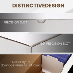 EBOAUSI Top Loader Box fits MTG, Yu-Gi-Oh, baseball cards and more
