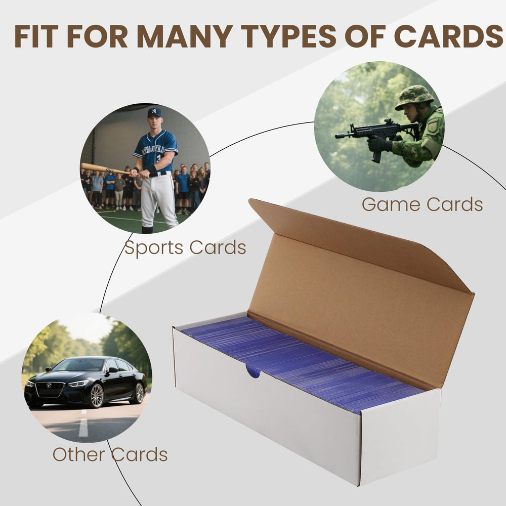 EBOAUSI Top Loader Box interior dimensions suitable for 800 standard cards