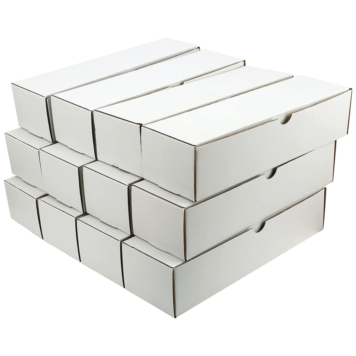EBOAUSI top-loader box open showing organized card storage for collections.