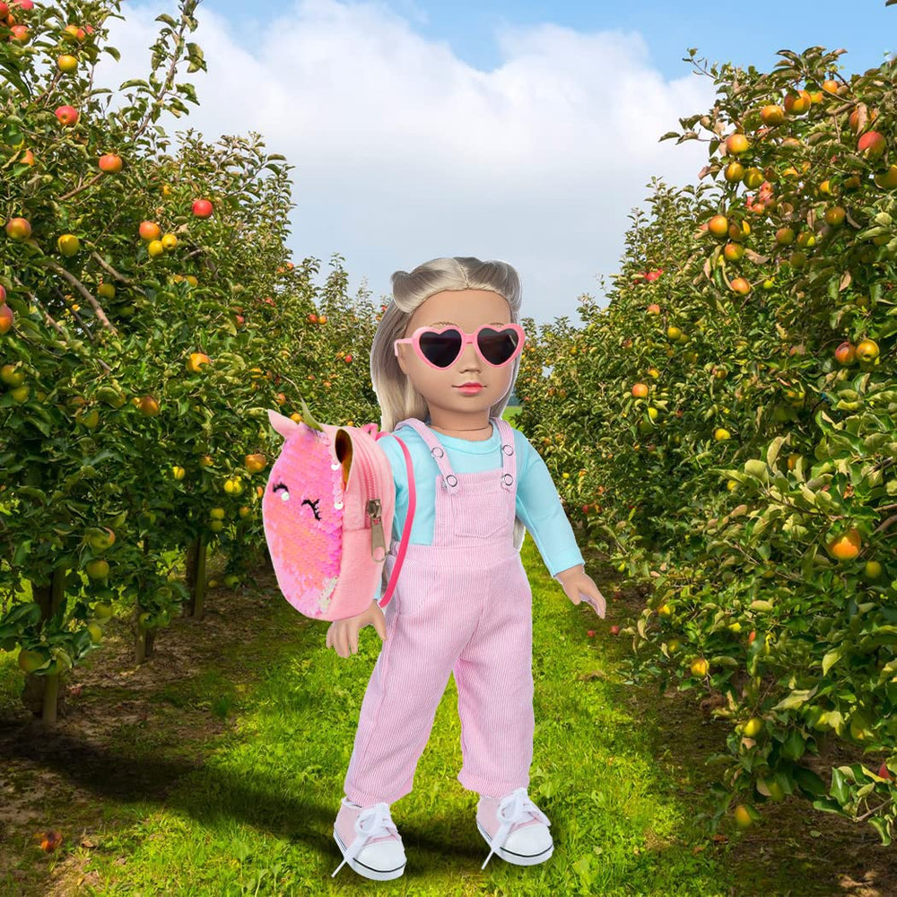 ebuddy doll backpack accessory adds portable storage for pretend adventures.