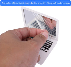 ebuddy mirror surface protected by removable film for clear reflection