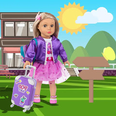 ebuddy stickers and makeup set for creative doll styling and pretend makeup