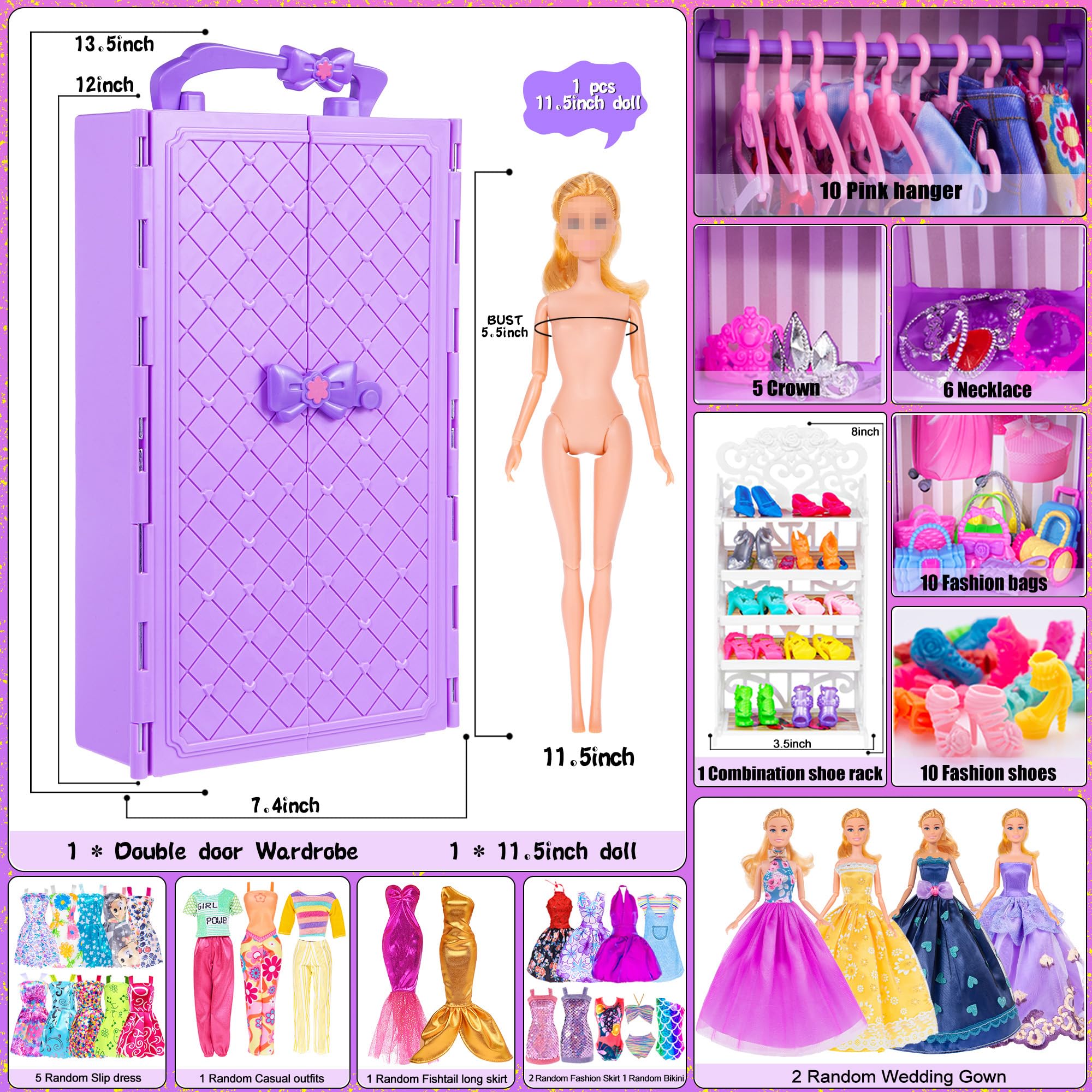 ebuddy wedding gowns and dress set for stylish pretend play and storytelling.