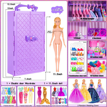 ebuddy wedding gowns and dress set for stylish pretend play and storytelling.