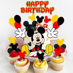 EBWHOLE dessert topper mouse collection, versatile for cakes and ice cream.
