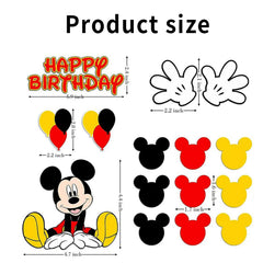 EBWHOLE party decorations with mouse design, adds playful flair to celebrations.