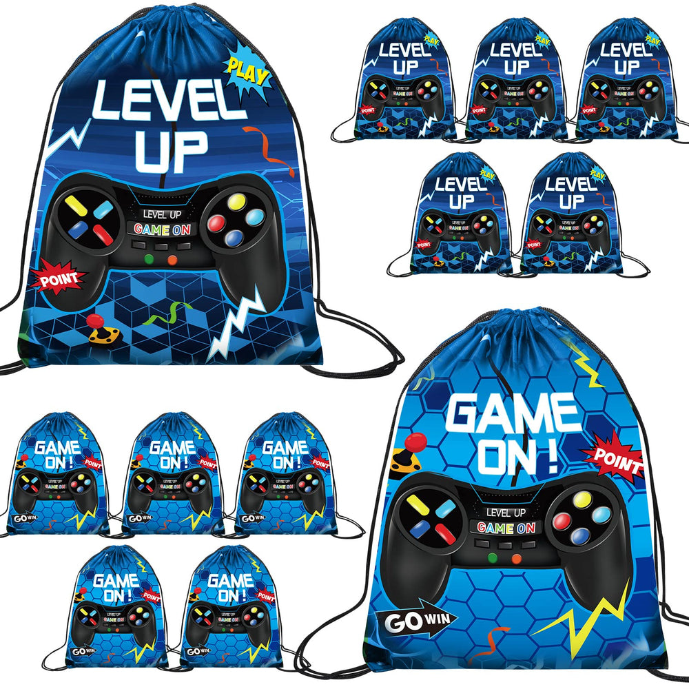 Eccliy video game party bag design A featuring GAME ON, ideal for party favors