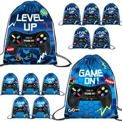 Eccliy video game party bag design A featuring GAME ON, ideal for party favors