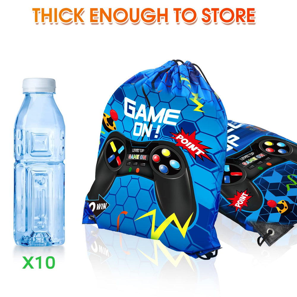 Eccliy gamer party bag set is durable polyester that resists wear