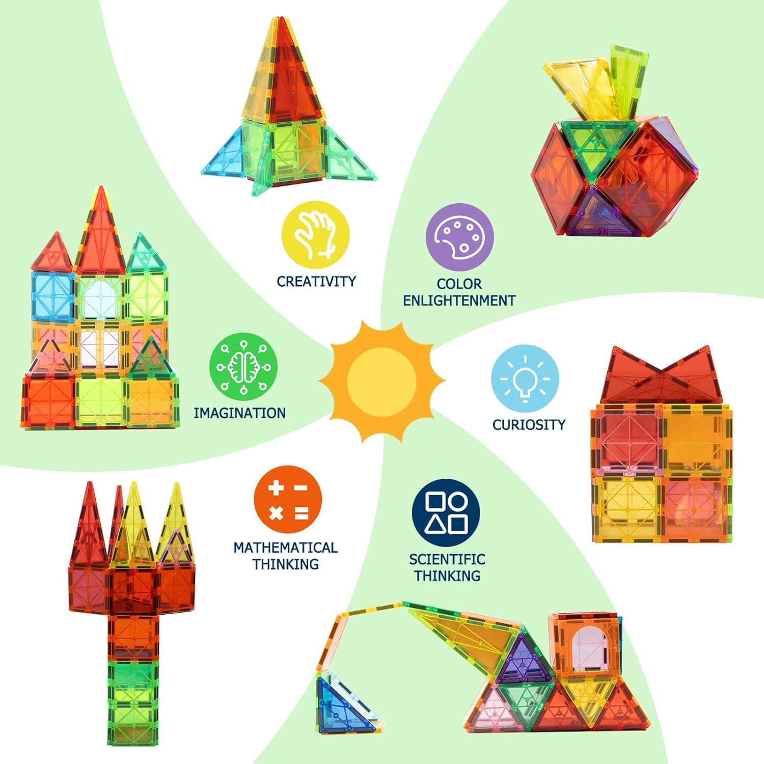 EchoPlan with two cars for fast, imaginative magnetic builds.