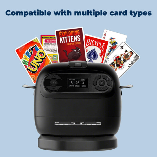 Echtur 2-in-1 card dealer machine offering quiet operation at home