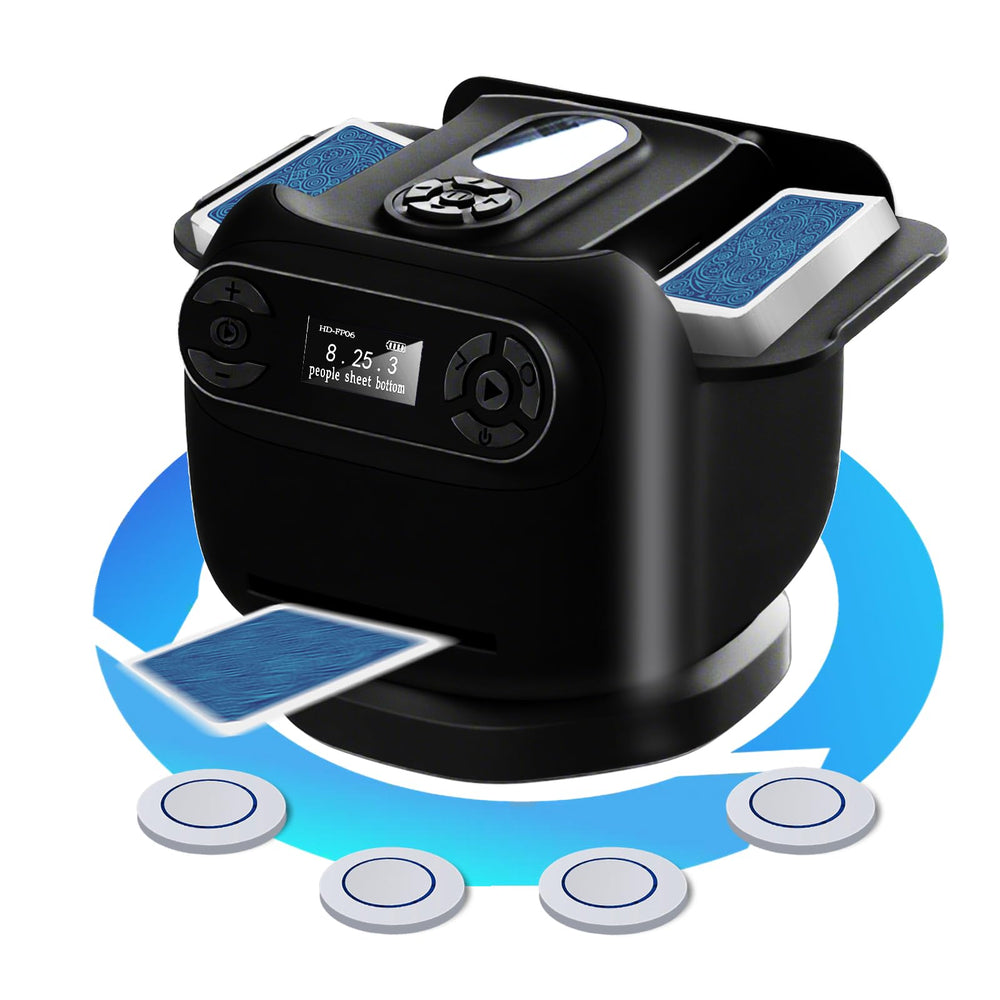 Echtur 2026 automatic shuffler with 360° deal for quick group games