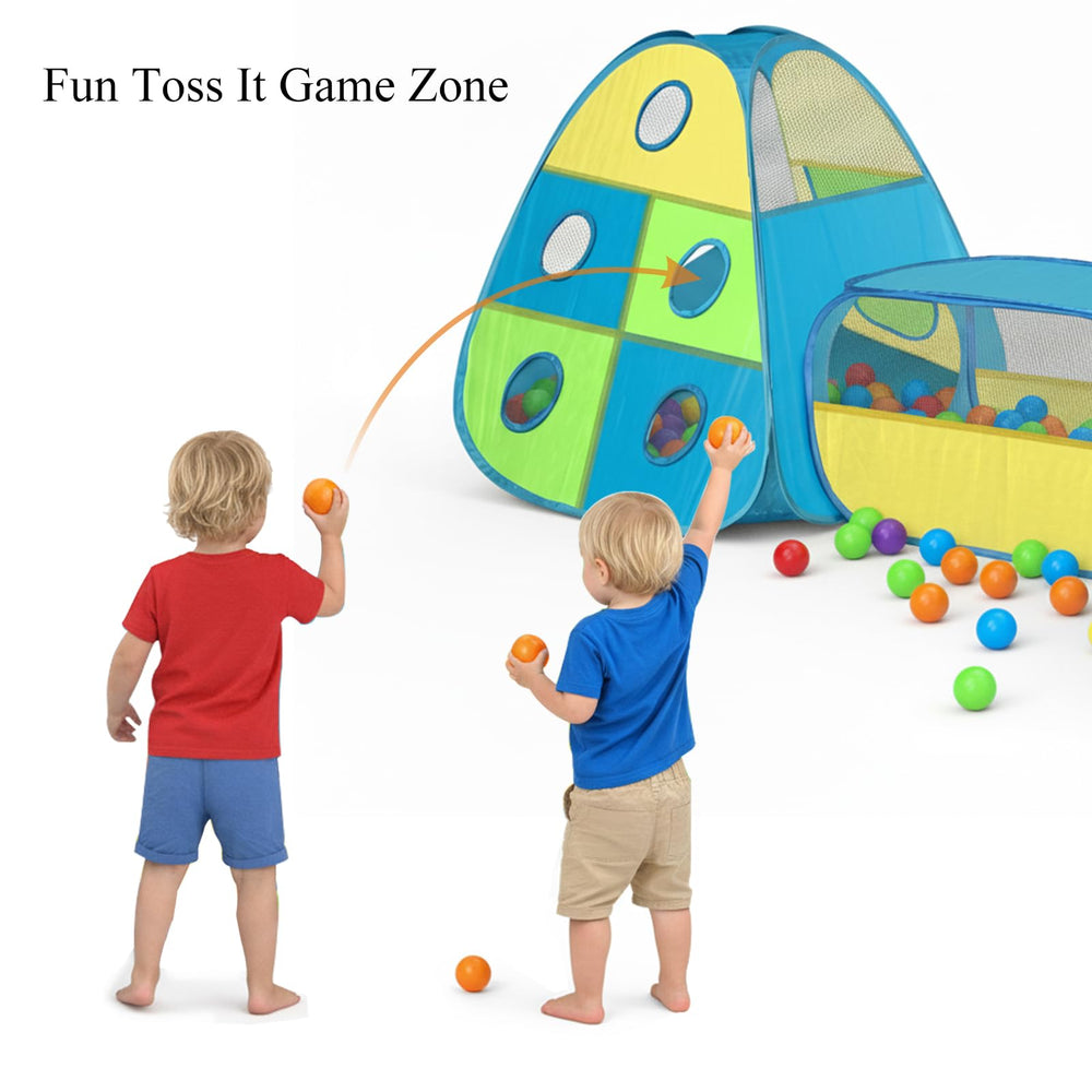 Eclathex Fun Toss It Game Zone with hoop and toss hole