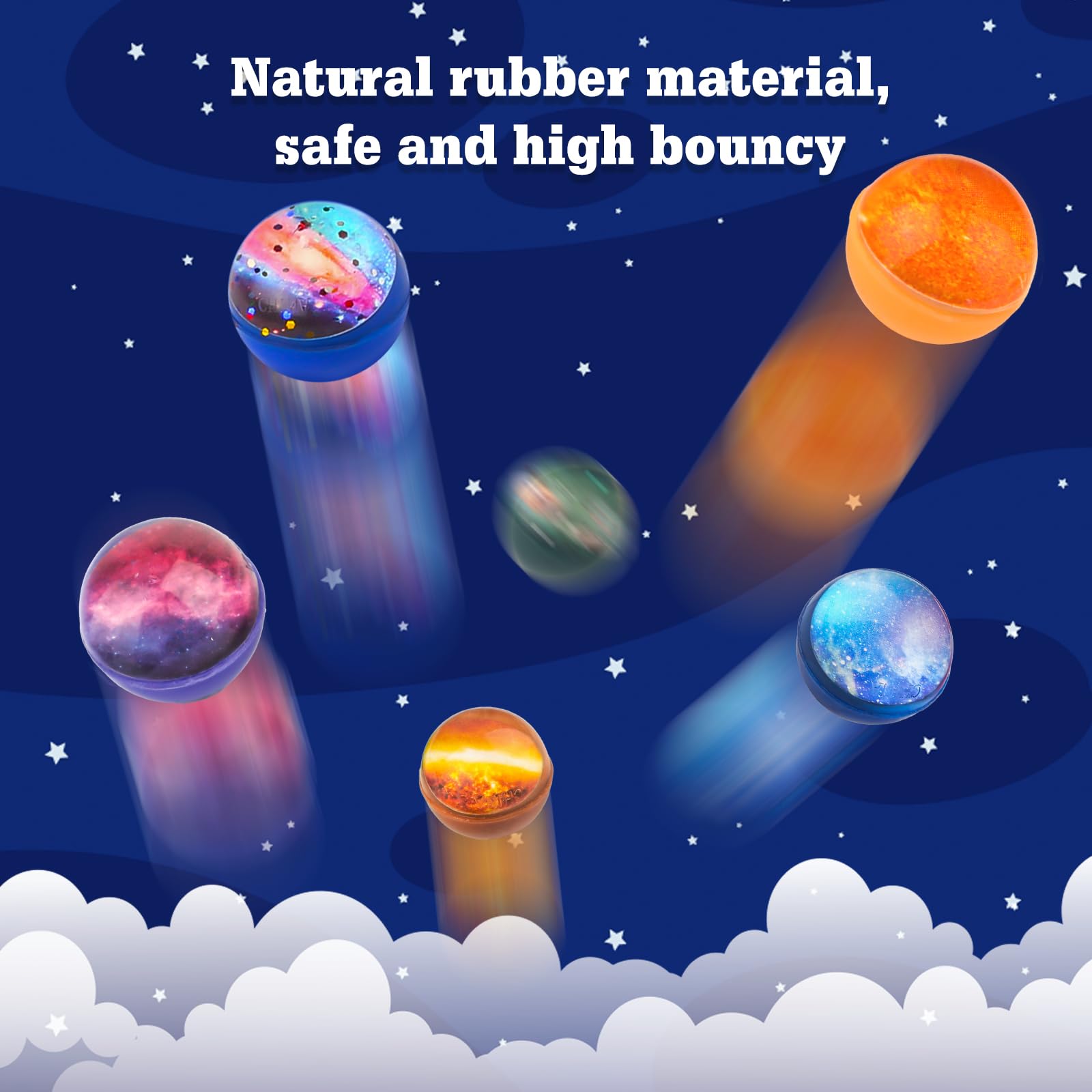 Ecoofor high-bounce natural rubber balls deliver lively rebounds for indoor and outdoor fun.
