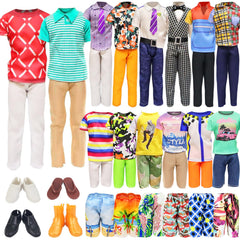 Ecore Fun 11.5-inch boy doll clothes pack offers versatile outfits for creative dress-up play.
