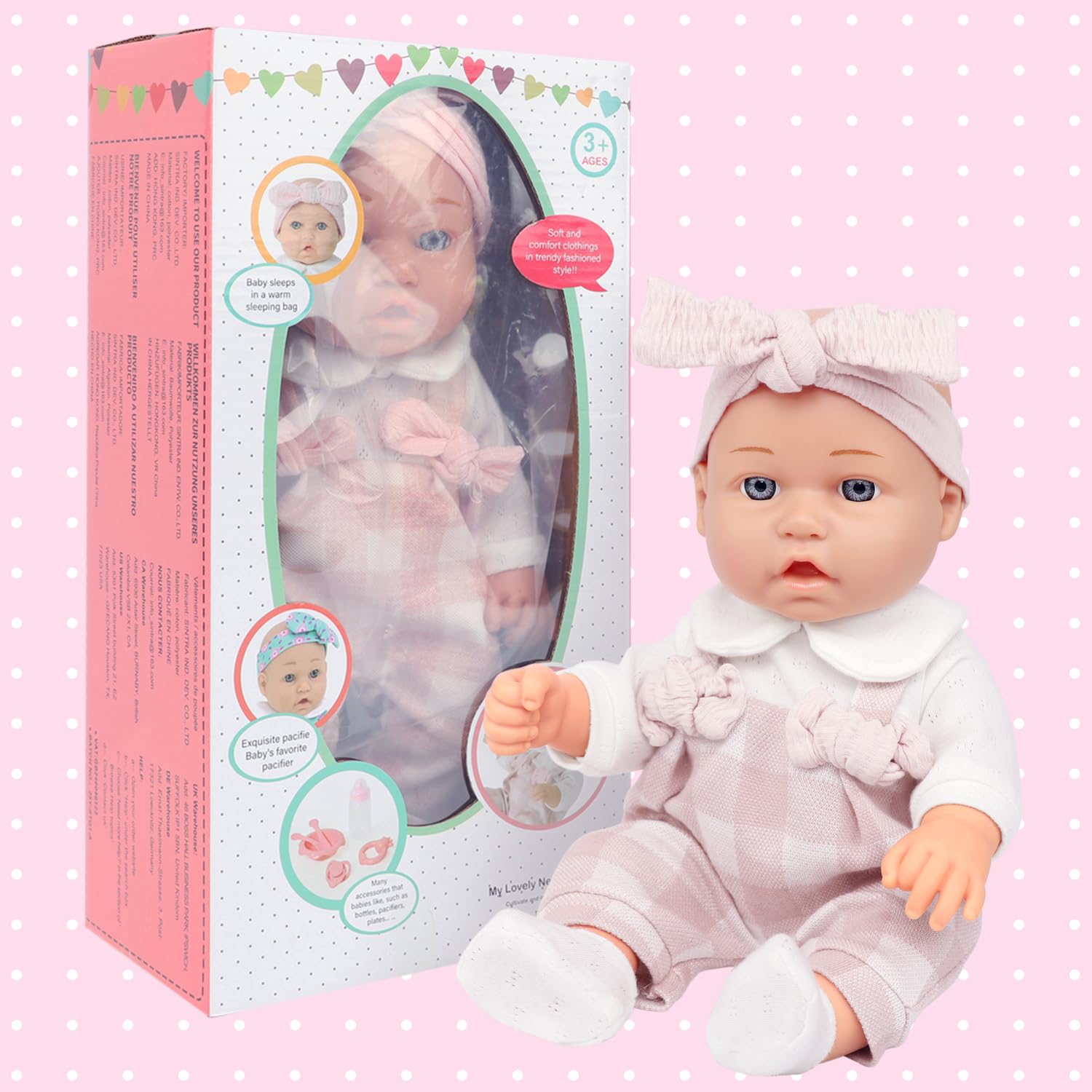 Ecore Fun bow headband adds cute charm and completes toddler dress-up storytelling