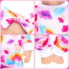 Ecore Fun butterflies pattern jumpsuit with butterfly headband sparks creativity.