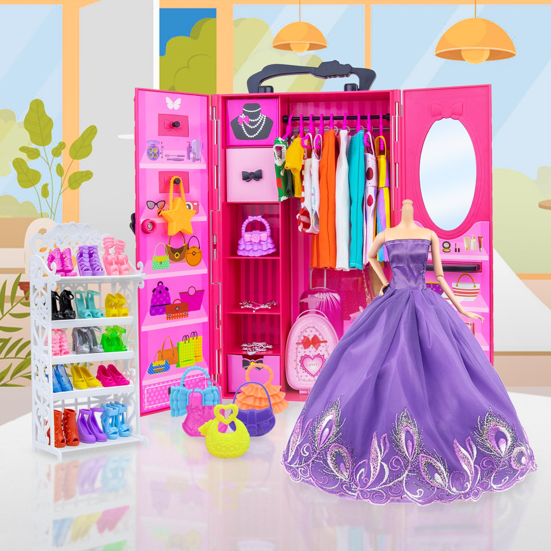 Ecore Fun doll clothes sets offering versatile styling options for creative play.