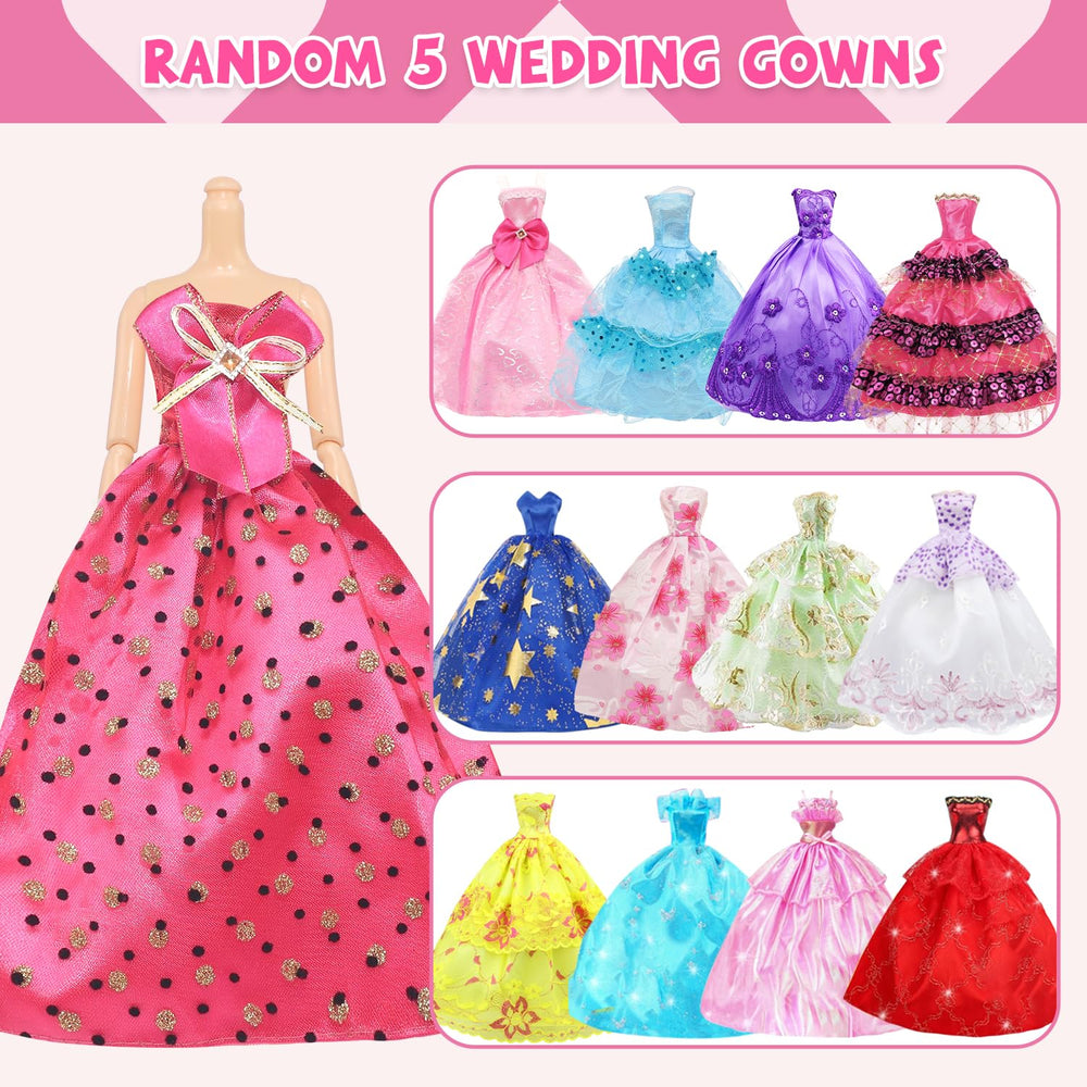 Ecore Fun doll shoes and accessories to complete stylish ensembles.