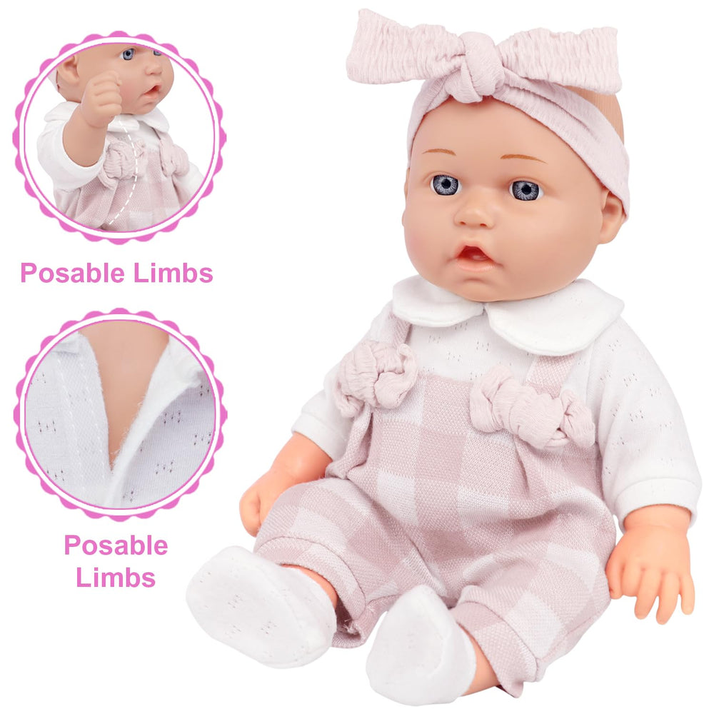 Ecore Fun doll socks provide cozy detail and easy care for busy parent-child moments
