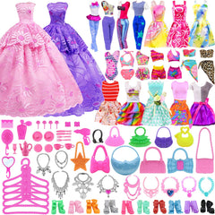 Ecore Fun doll swimsuits ready for beach-themed pretend play sessions.