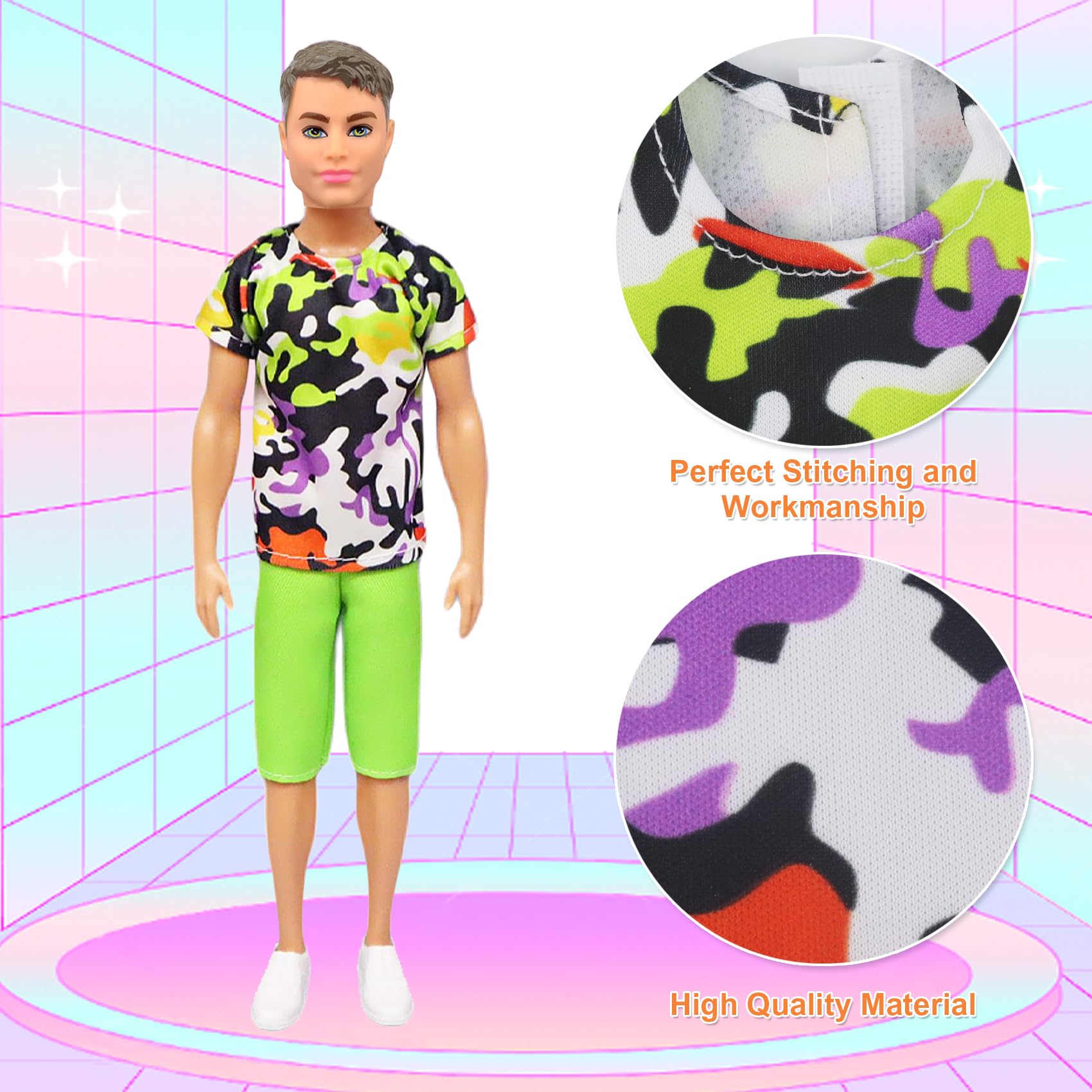 Ecore Fun fabric quality and precise stitching support durable playwear.