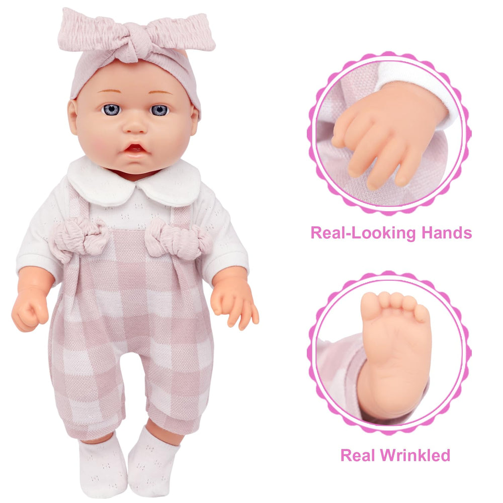 Ecore Fun pacifier enhances soothing role-play during pretend caregiving scenarios
