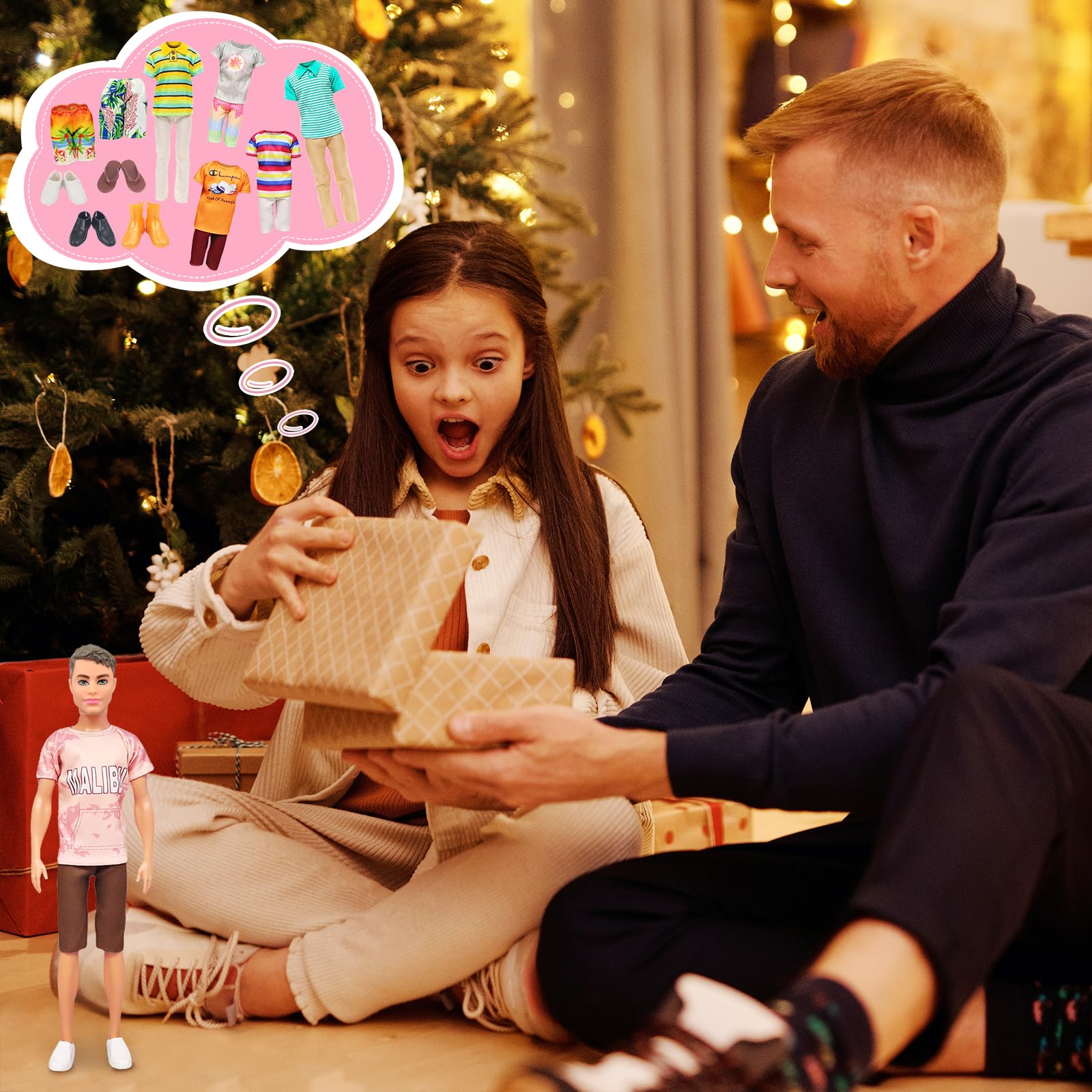 Ecore Fun packaging presents ready-to-wear outfits for gifting ideas.