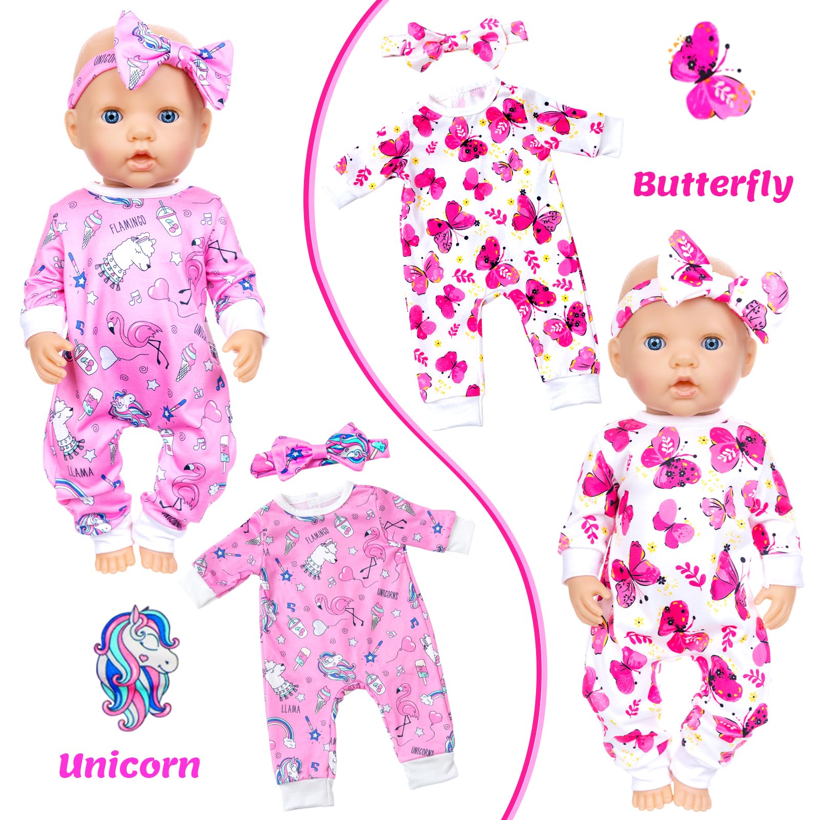Ecore Fun soft fabric doll clothes feel gentle during dressing sessions.