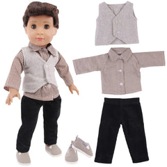 Ecore Fun vest suit adds a crisp, stylish look to 18-inch dolls.