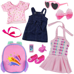 Ecorefun pink cowboy outfit enhances storytelling and dress-up variety.